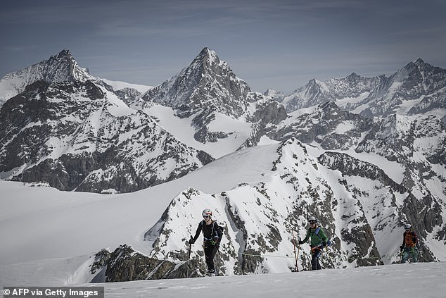 The group of skiers, who ranged in age from 21 to 58, had left Zermatt on Saturday morning with the aim of reaching the town of Arolla later that day