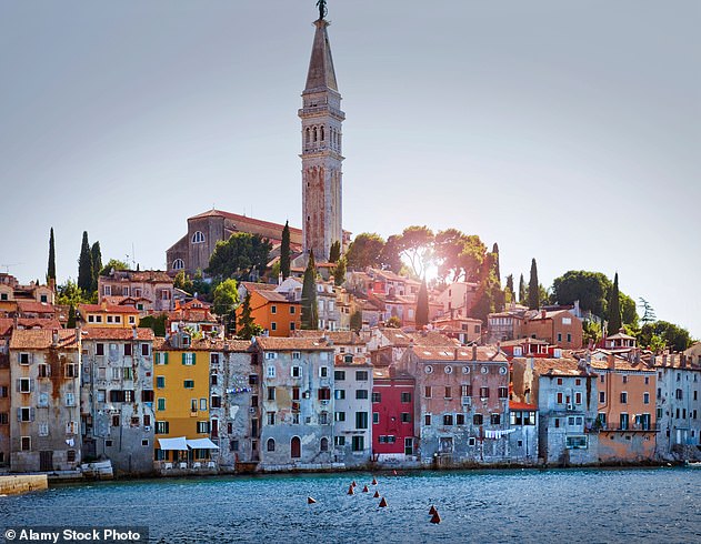 Colorful: Juliet says the region's scenic coastal centers, such as Rovinj (pictured), are worth a visit