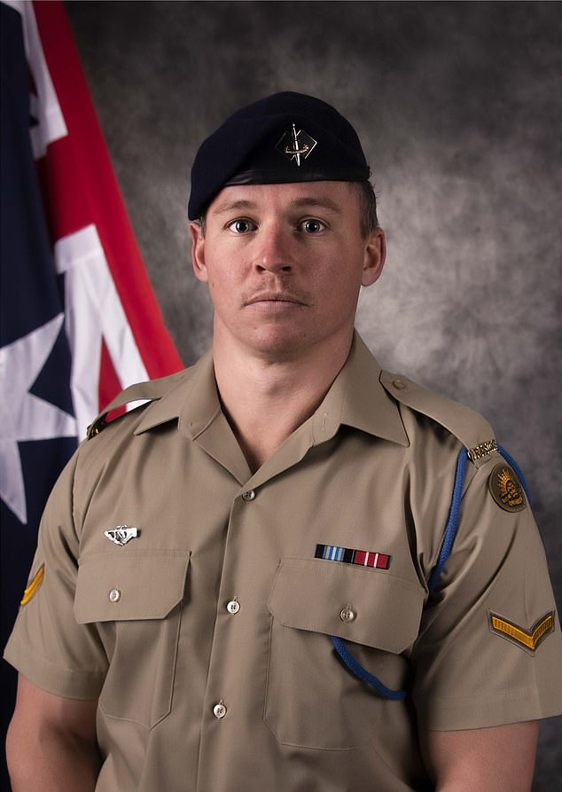 Lance Corporal Jack Fitzgibbon was conducting an exercise at an RAAF base in Richmond, in Sydney's north-west, about 10am. 18.30 on Wednesday evening, when his parachute allegedly could not be opened.