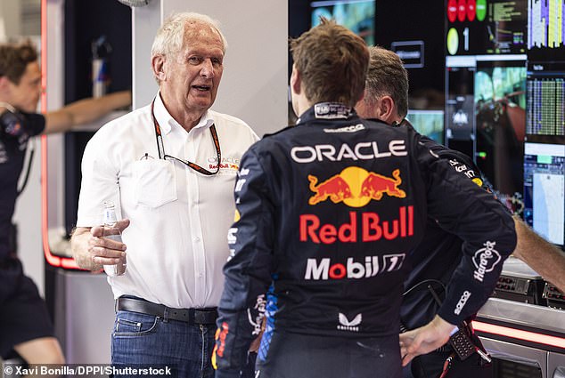 Red Bull advisor Dr. Helmut Marko (left) said he would not be suspended by the Formula One team after being accused of leaking evidence of Horner's behavior