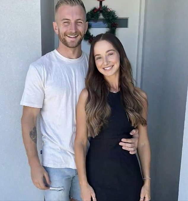 Sir. Trimmer and his fiancee (pictured) gathered with friends and family to announce their engagement