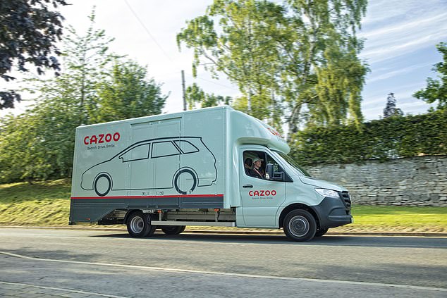 Cazoo downloads stock from used cars, transporters and customer service centers through retail and wholesale channels