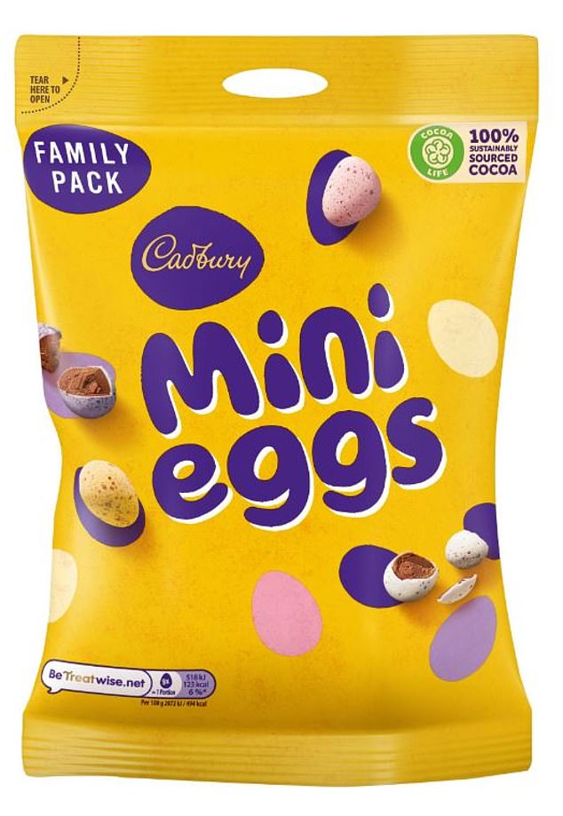 Mini Eggs currently have a warning written on their packaging stating that the chocolate should not be consumed by children under four years of age.