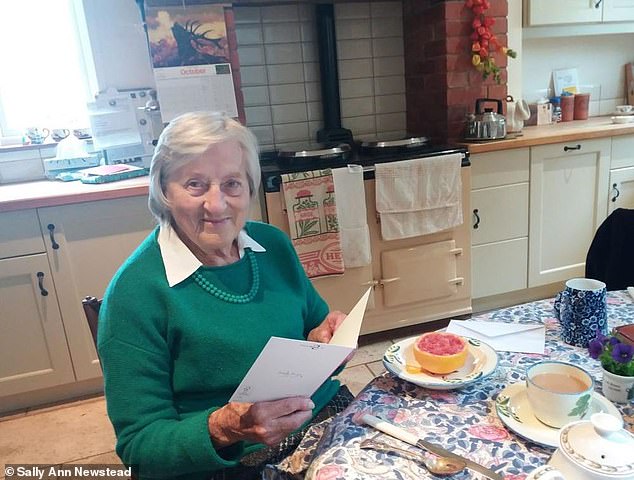 In another case, 99-year-old Kathleen Hoddell (pictured) went to emergency at Queens Hospital Burton in Derbyshire in early 2022 for a fractured spine, weeks after she was reportedly sent home with just two paracetamols. The following morning, her daughter Sally Ann Newstead claimed she found her mother with no pain medication, no staff on the ward and forced to sit next to a dead woman
