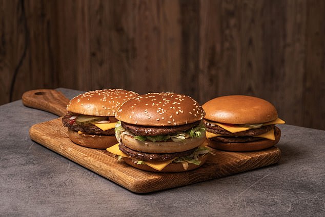 Fan favorites that will see changes include the Big Mac (CENTER), Quarter Pounder Cheeseburger (LEFT), and of course, the classic cheeseburger variations including the double (RIGHT) and triple.
