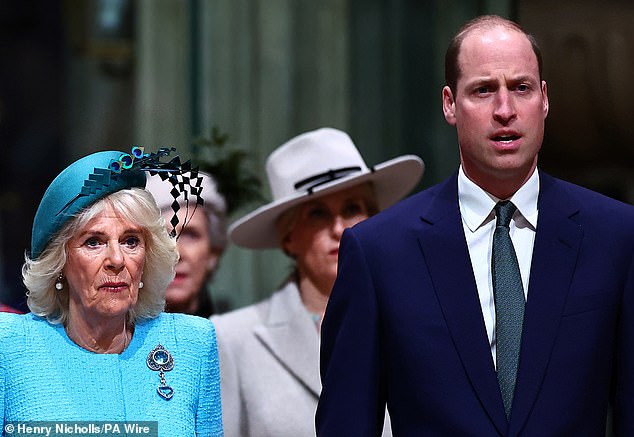 Queen Camilla and the Prince of Wales attend the annual Commonwealth Day Service at Westminster Abbey