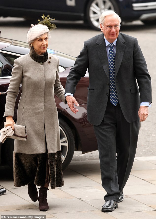 Birgitte, Duchess of Gloucester and Prince Richard, Duke of Gloucester attend the Commonwealth Day Service 2024
