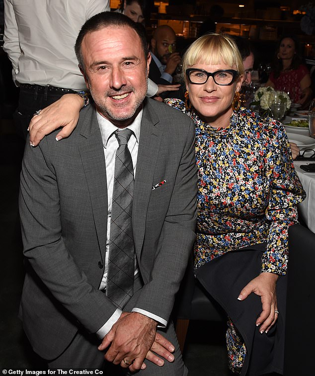 Patricia with her brother David Arquette in 2019 in Beverly Hills