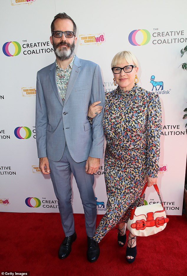 Patricia with Eric White at the Creative Coalition's 2019 Annual Television Humanitarian Awards Gala