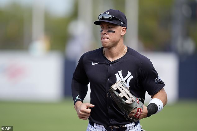 Not only that, but Yankees outfielder Aaron Judge has been described as 'beat-up mid-spring'