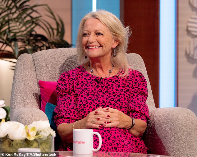 Heather James, pictured on the Lorraine show in August 2022. To mark Mother's Day, Heather James, 66, reflected on her daughter's final weeks and how she prepared her children for life without her.
