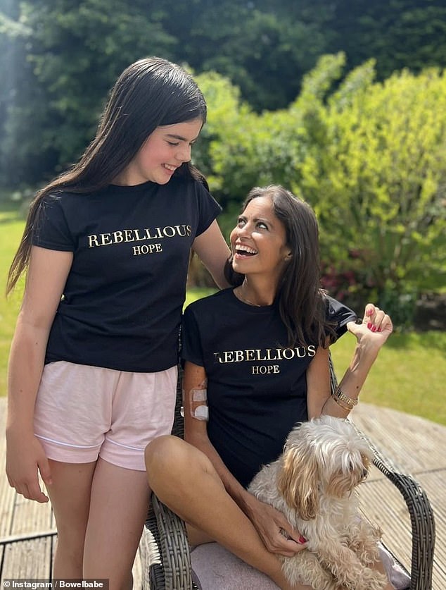 Deborah launched 'Rebellious Hope' t-shirts in 2022 to raise money for her BowelBabe fund and her family has continued to fundraise in her memory.