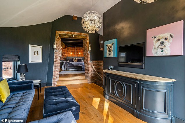 The property has four bedrooms that have been transformed into sophisticated spaces.