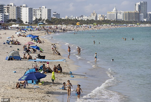 The usual swarms of Miami Beach Spring Breakers have dropped to a more manageable level this year compared to 2023