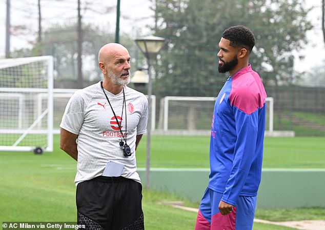 Under the guidance of Stefano Pioli (left), Loftus-Cheek has become an indelible part of the team.
