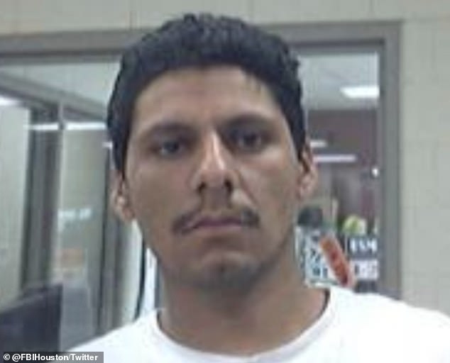 Francisco Oropesa, a 38-year-old Mexican, is on the run after shooting five people in Cleveland, Texas on Friday night.