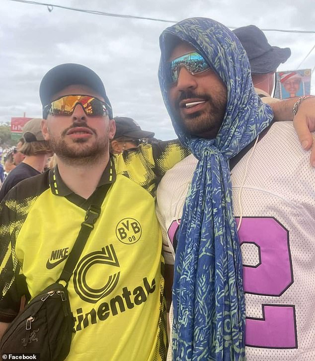Maugeri's best mate (right) remembered the aspiring DJ (left) as 'the most loyal and caring human being' in a heartbreaking post on social media