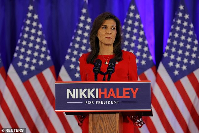 About 48 hours before, Nikki Haley dropped out of the 2024 Republican presidential race