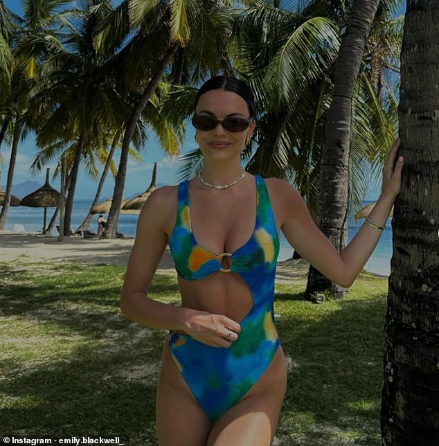 The reality star, 28, who has starred in the West London show since 2016, took to Instagram on Monday to share snaps with a backdrop of palm trees
