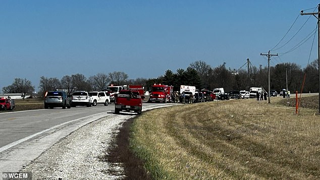 The accident occurred in Rushville, a small town about 60 miles outside of Springfield