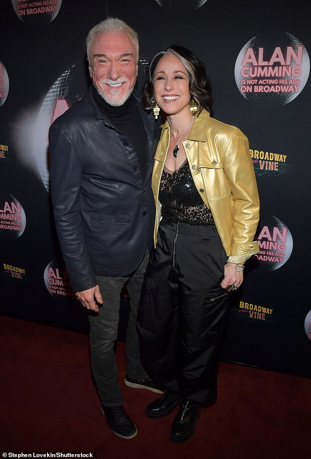 Actor Patrick Page and wife Paige Davis were all smiles on the red carpet