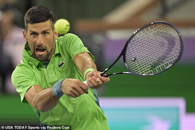 Djokovic huffed and puffed against the 20-year-old Italian but couldn't find a way past him.