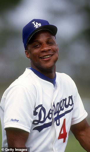 Strawberry also spent time with the LA Dodgers