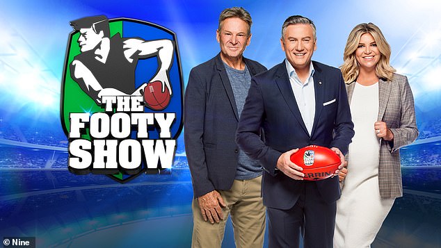 The show was suddenly canceled in 2019 after 26 years (pictured left to right, hosts Sam Newman, McGuire and Rebecca Maddern)