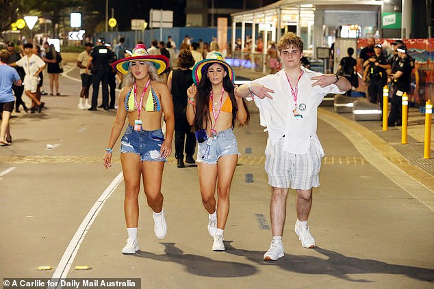 In Australia, the centre-right Liberal Party led by Peter Dutton is struggling to attract support from younger voters, but in Canada the opposite is happening (pictured are teenagers at Schoolies on the Gold Coast)