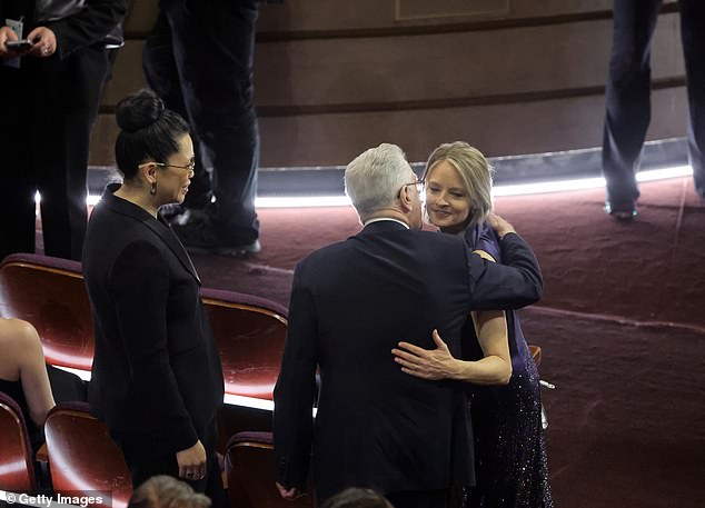 De Niro, his taxi driver costar Jodie Foster embraced during the proceedings