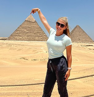 Being related to a prominent sports figure certainly comes with its perks, and she's not shy about showing them off.  She has been seen in Egypt