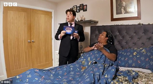 Last month, Alison shared a glimpse of her bedroom at her Birmingham home after being surprised by comedian Michael McIntyre during his big show