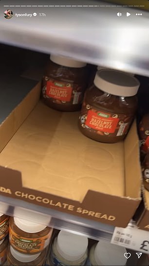 Instead, he opted to buy Asda's own brand of chocolate spread.