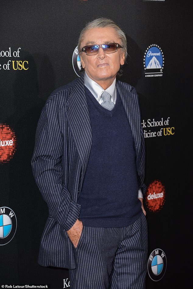 She claimed the producer in question was Robert Evans, who died in 2019 (pictured in 2014)