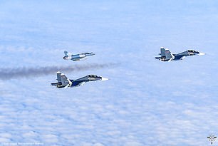 NATO said two French Mirage 2000-5s intercepted a Russian SU-30-M aircraft over the Baltic Sea last month
