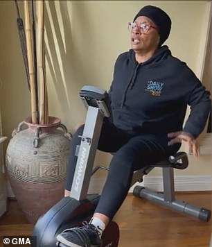 Jenifer Lewis regains her strength during her recovery