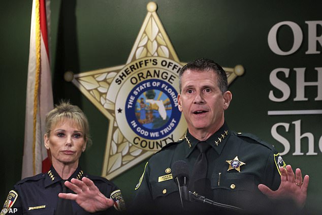 Orange County Sheriff John Mina and Kissimmee Police Chief Betty Holland announce their investigation has led them to believe 13-year-old Madeline Soto was killed by primary suspect Stephan Sterns
