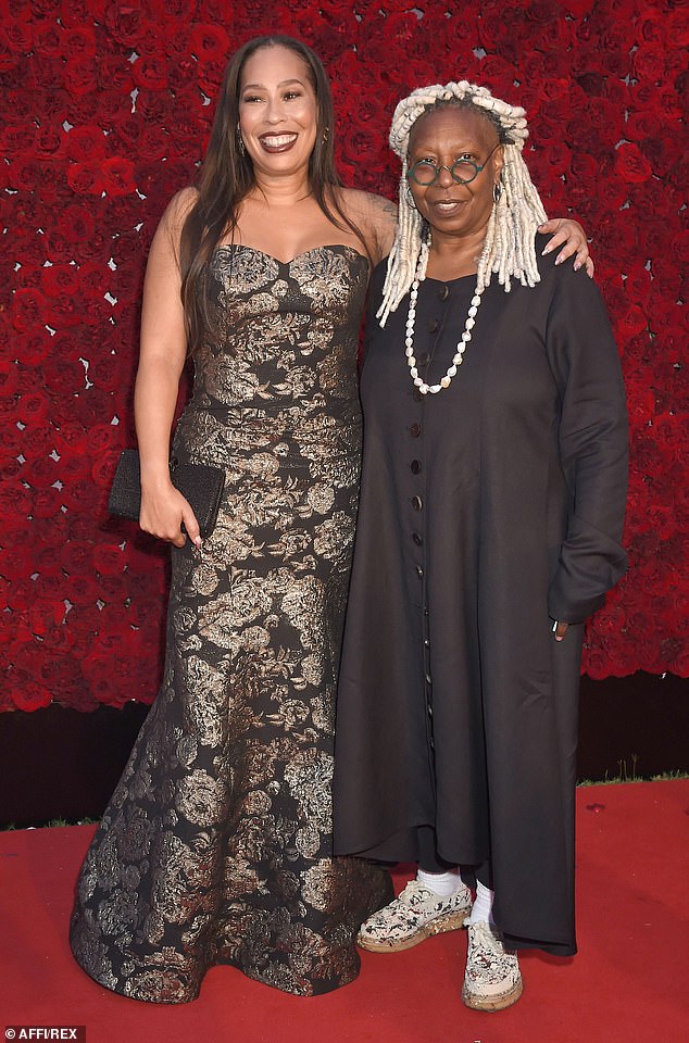 Whoopi pictured here at Tyler Perry Studios opening in October 2019 with Alexandrea