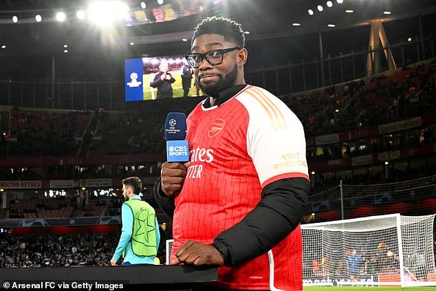Former Manchester City defender Micah Richards shaped the art of CBS Sports' Champions League coverage at the Emirates.