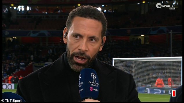 Man United legend Rio Ferdinand warned Keown about making claims about Arsenal's Premier League chances