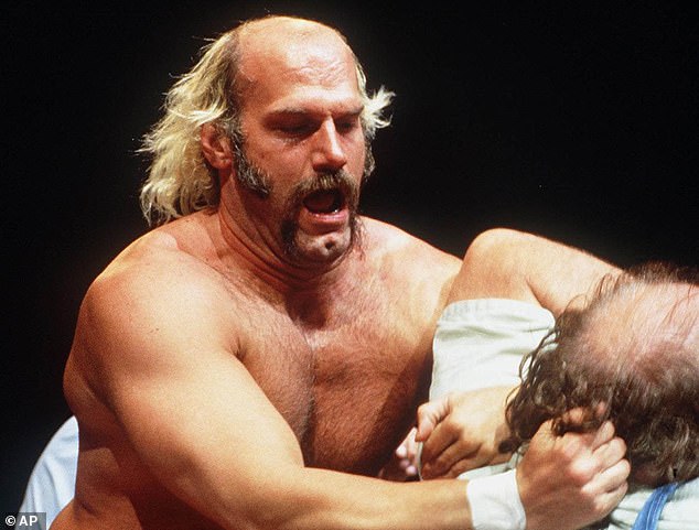 Jesse 'The Body' Ventura battles an opponent in 1998. He was elected governor of Minnesota for one term and did not run for re-election, leaving office in 2003