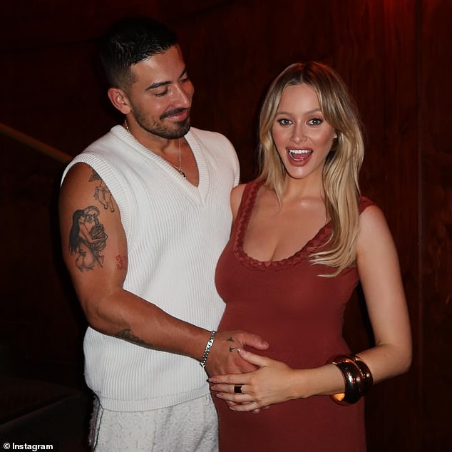 Simone is expecting to welcome a baby girl with her personal trainer boyfriend this month