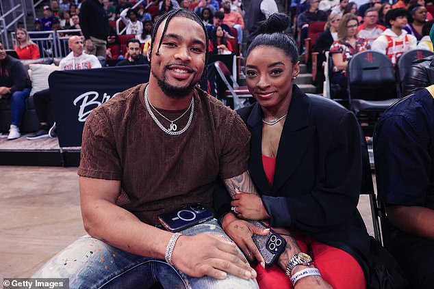 The high-profile couple are pictured at a Houston Rockets game in Texas back in January