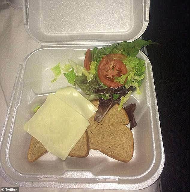 Guests - who paid as much as $13,000 for luxury packages - were left with no food except cheese sandwiches served out of Styrofoam boxes, photos of which quickly went viral