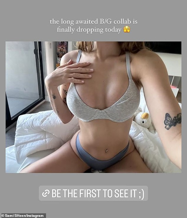 'Be the first to see it!'  Sami has been teasing the raunchy video all over social media