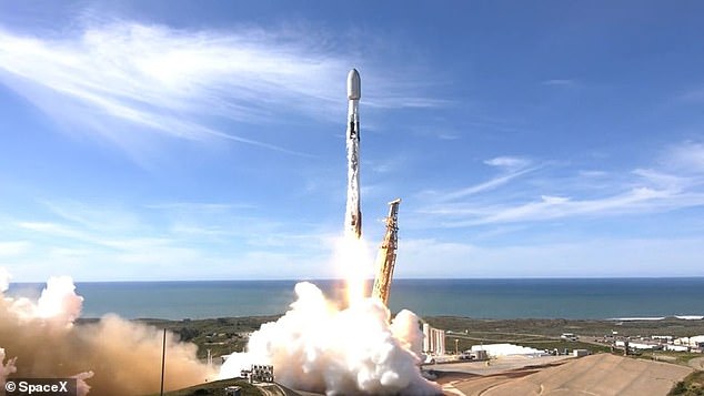SpaceX launched a Falcon 9 rocket from California's Vandenberg Space Force Base on Sunday, March 4.  It carried 53 small satellites into Earth orbit, a mission known as Transporter-10.