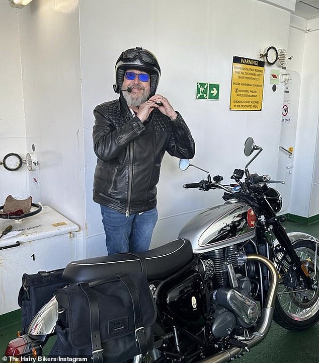 He recently recounted the tearful moment he was able to get back on his motorcycle again for the first time since his cancer diagnosis
