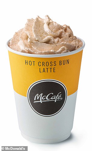 To celebrate the nation's love of the hot cross bun, the new Hot Cross Bun Latte will appear on the drinks menu, priced at £2.69.
