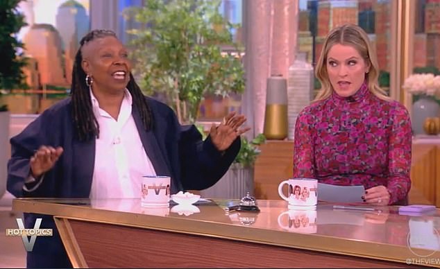 Whoopi was determined to have the last word on the subject as Sara kept repeating that she was 'worried' about Kate