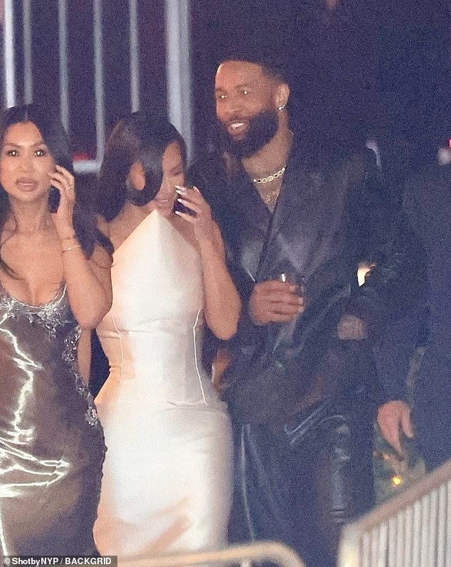 Elsewhere, Kim is making strides in her own romantic life after she was spotted partying with her new boyfriend Odell Beckham Jr. after Sunday night's Oscars